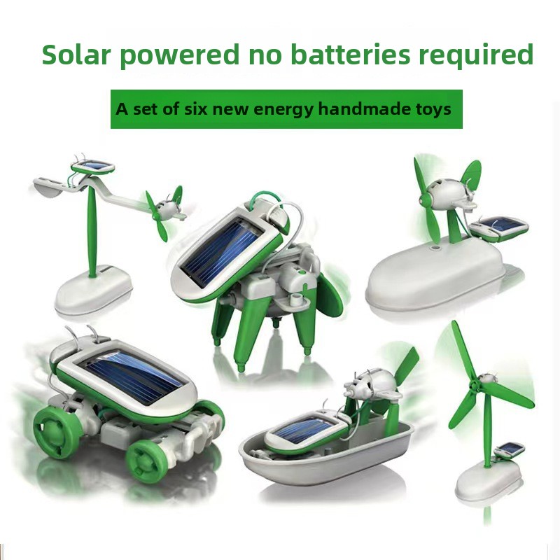 Robot Kits 6 in 1 DIY Solar Ro - Stem Robotics Kit recension och pris