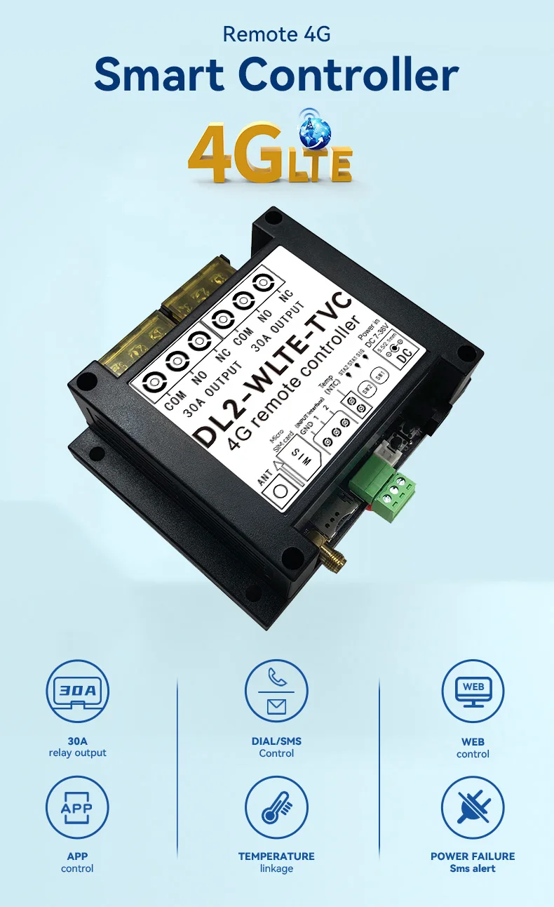 4G TLE Smart Controller 2 Way  - Wifi Thermostat recension och pris