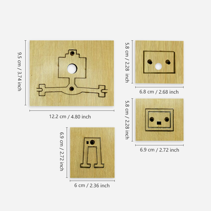 4Pcs Robot Leather Cutting Die - Stem Robotics Kit recension och pris
