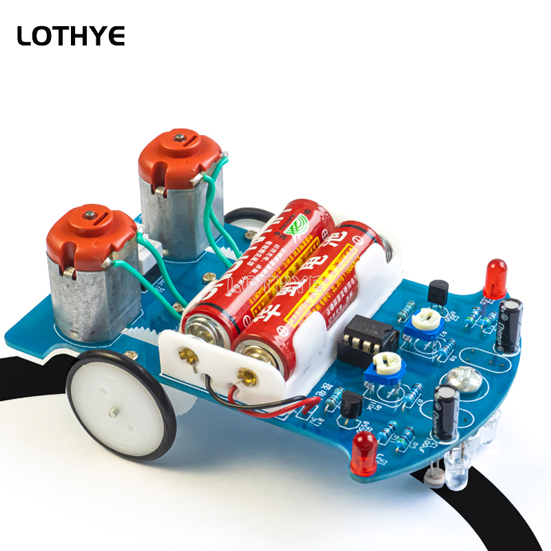 Intelligent Tracking Line Car  - Electronics Project Kit recension och pris
