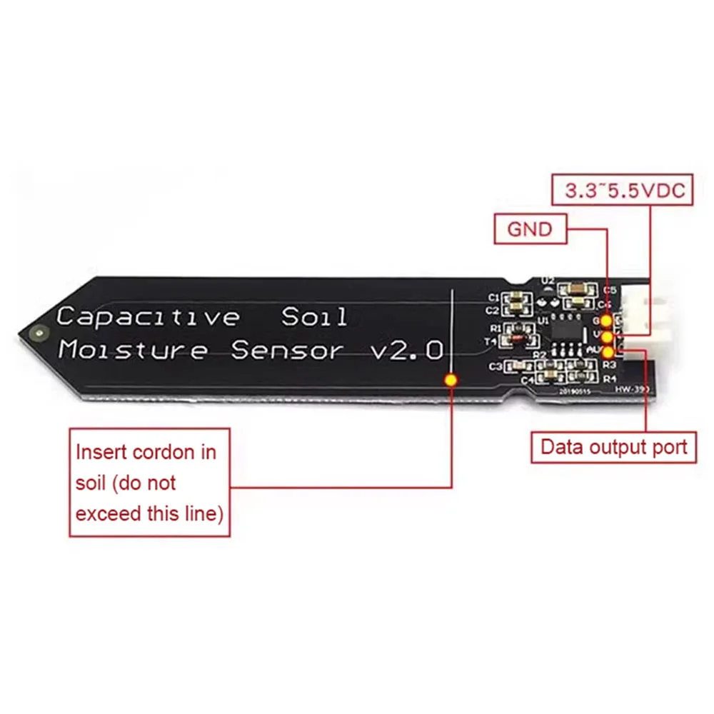 5/10PCS Capacitive Soil Moistu - Sensor Kit Arduino recension och pris