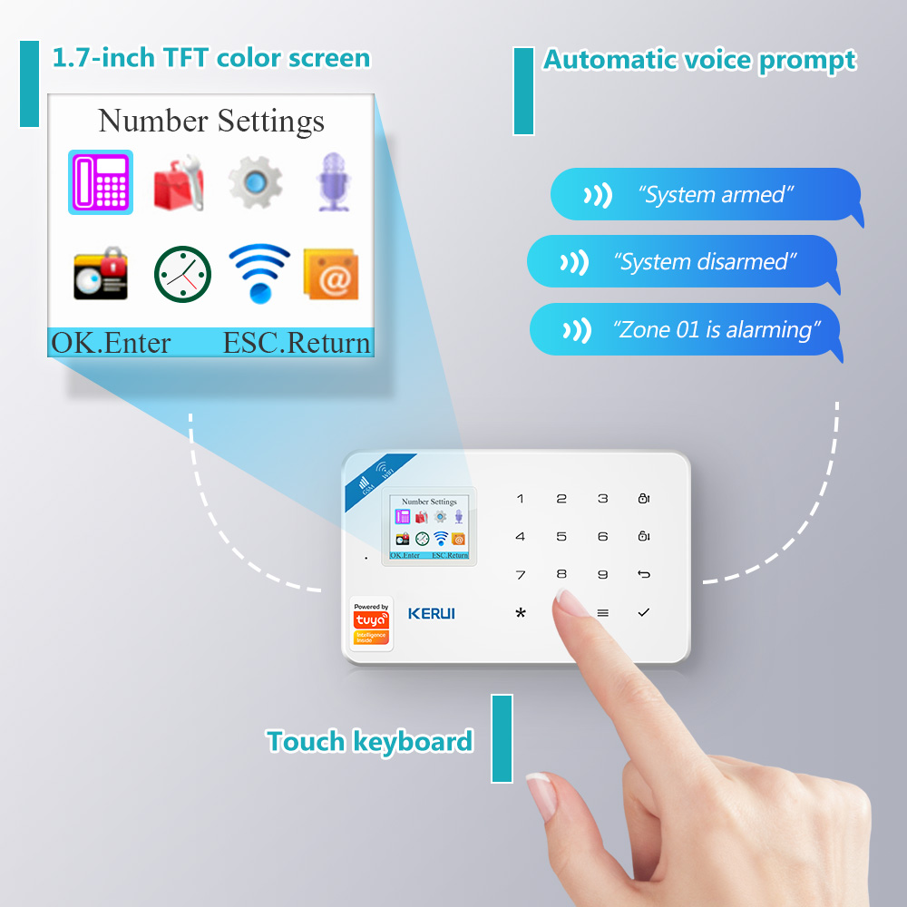 KERUI W181 Alarm System Secutr - Smart Home Automation Kit recension och pris