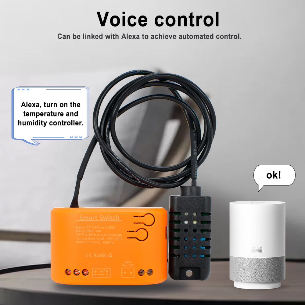 Tuya WiFi Temperature Humidity - Wifi Thermostat recension och pris