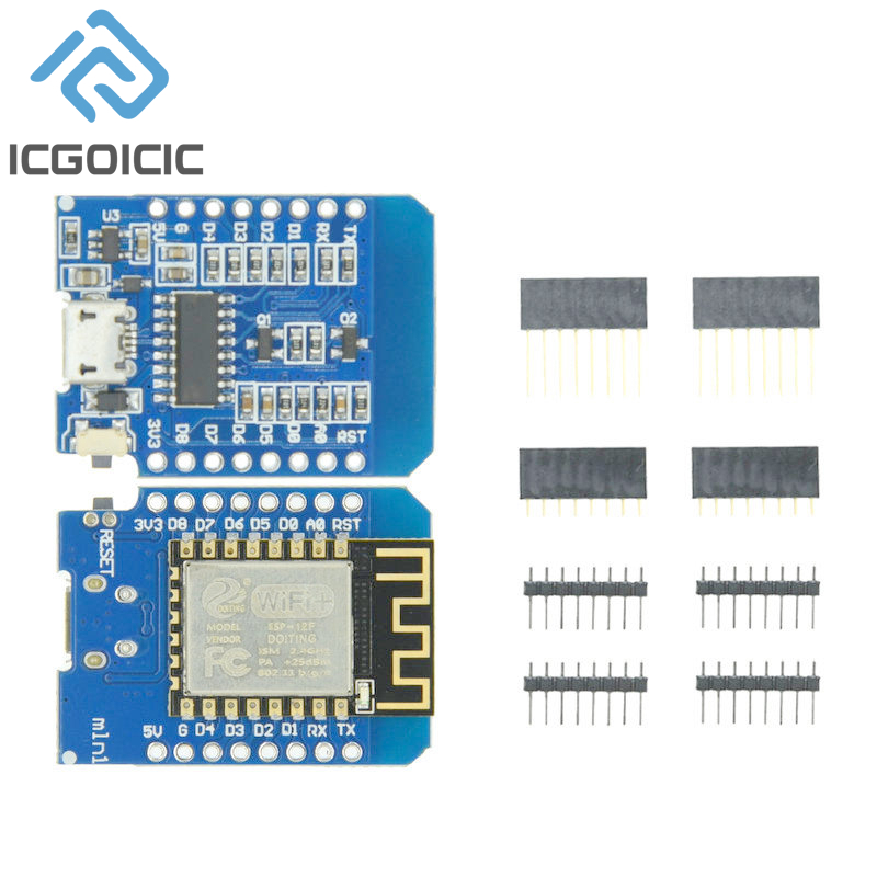 D1 Mini-Mini NodeMcu 4M Bytes  - Esp8266 Relay Module recension och pris